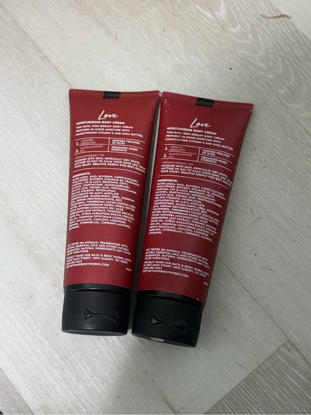 Bath & Body Works Aromatherapy Love Moisturizing Body Cream -2 pack